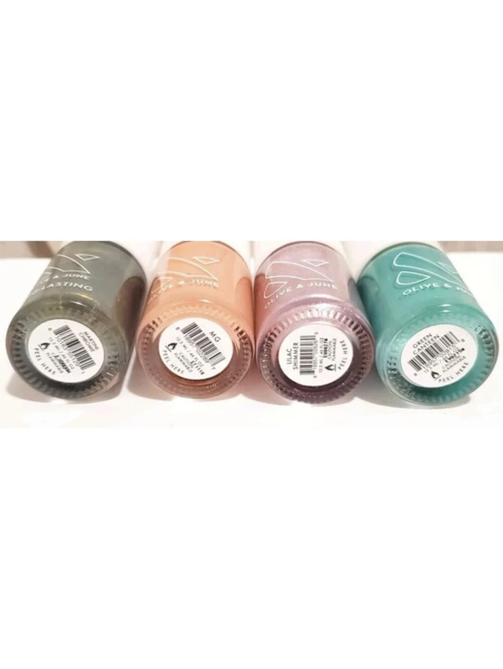 Olive And June Nail Polish Bundle Of 4 Bottles .46 FL Oz. Spring & Fall Colors